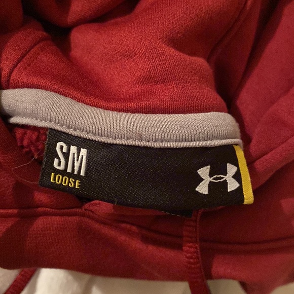 Under Armour Red Hoodie Size SM - Picture 12 of 12